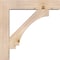 Ekena Millwork Imperial Block Smooth Bracket w/ Offset Brace, Douglas Fir, 7 1/2"W x 36"D x 36"H BKT0806X36X36IMP05SDF - alternate 4